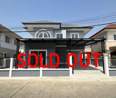 บ้านเดี่ยว 50.7ตรว. รีโนเวทใหม่ ม.ลลิล อินเดอร์พาร์ค ซ.วัชรพล3 บางเขน กทม 0